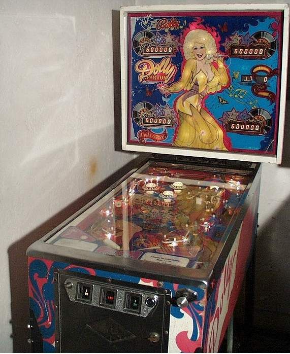 Bally Dolly Parton pinball machine collector buying