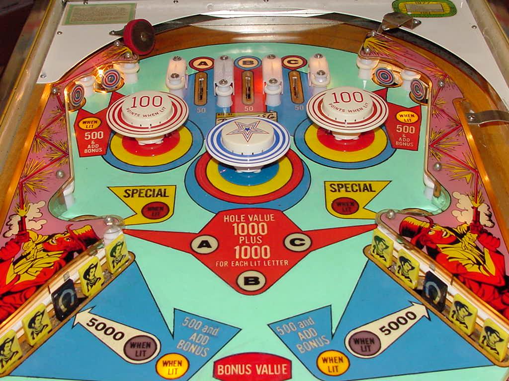 Gottlieb Fast Draw pinball Gottlieb Fastdraw pinball machine 1975