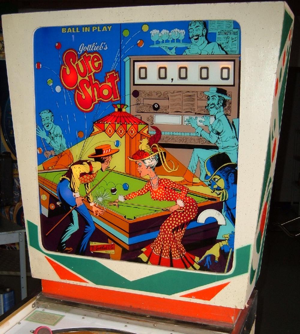 sure shot pinball machine for sale