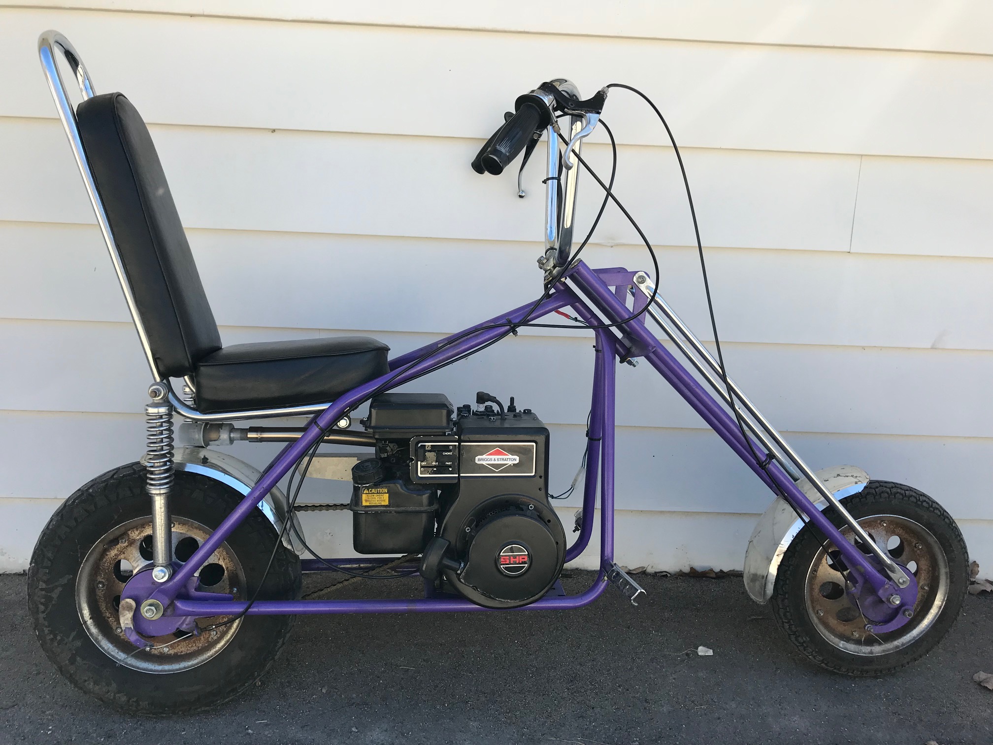Chopper mini bike help