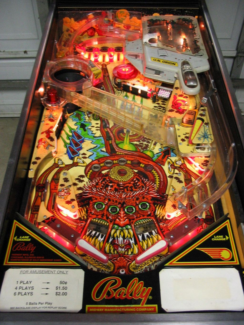 Bally/Williams Transporter the Rescue pinball collector buying