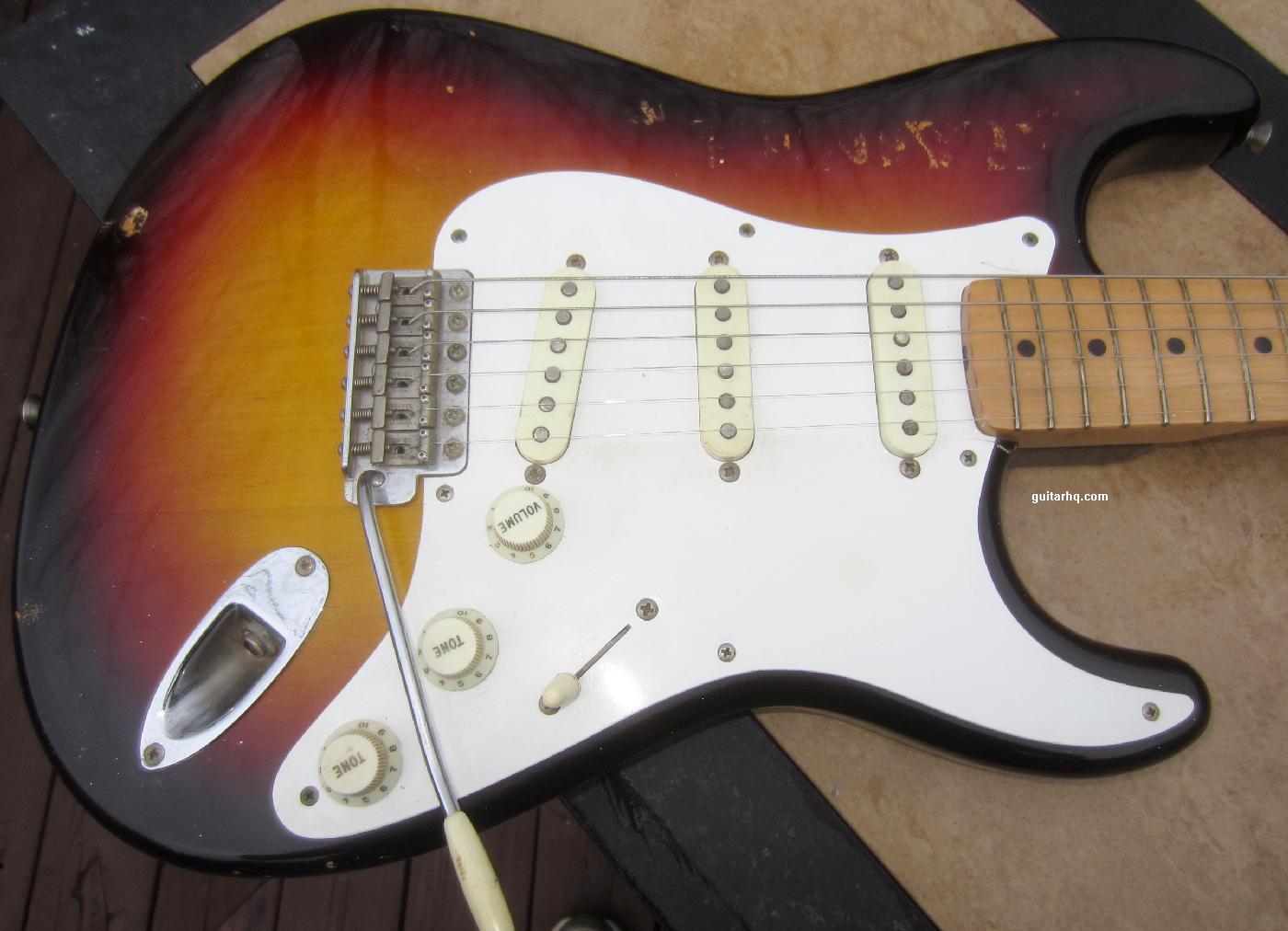 Decompose index assembly 1958 Fender Stratocaster guitar 58 Fender Strat guitar collector info  vintage pre-CBS