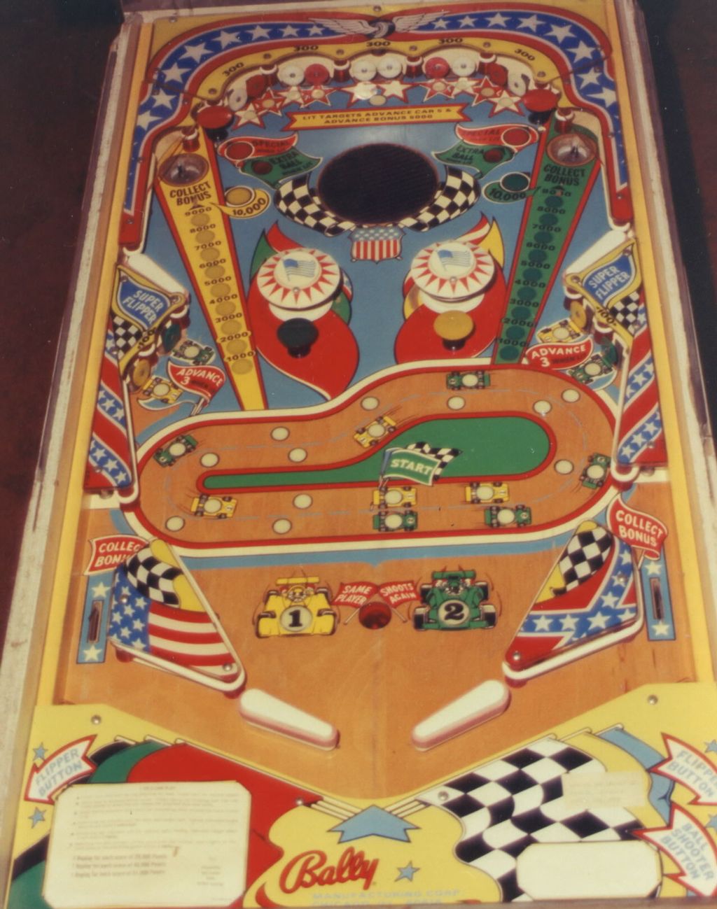 1974 bally twin win pinball machine