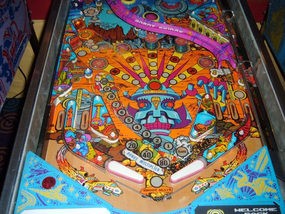 Zaccaria Robot pinball machine 1985 coin operated arcade game