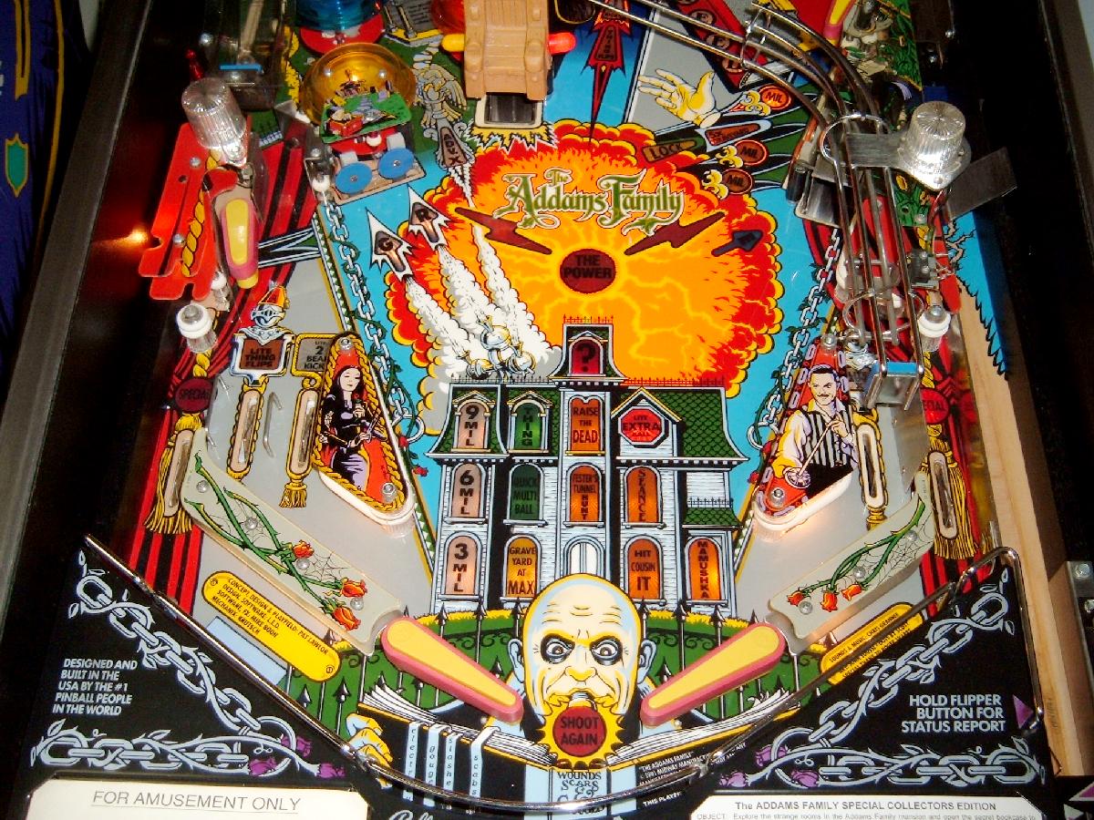 Bally Addams Family pinball collector buying
