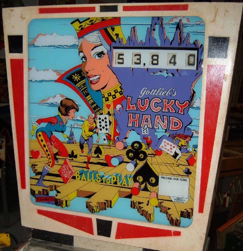 Gottlieb Lucky Hand pinball machine 1977 - collector buying